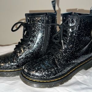 Black Glitter Dr. Martens